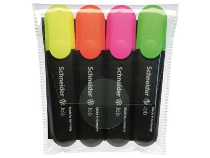 SCHNEIDER Textmarker Job Set mit 4 Stück