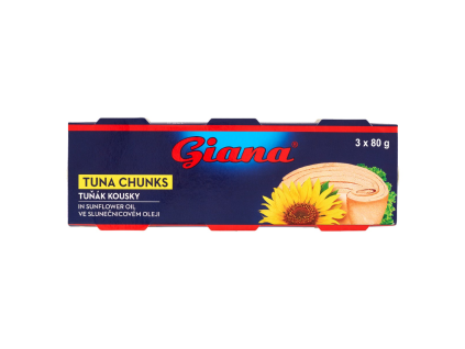 Giana Thunfischstücke in Öl 3 x 80 g