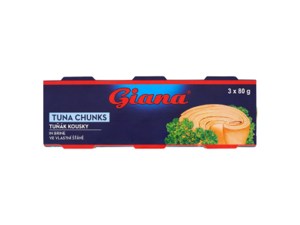 Giana Thunfischstücke im eigenen Saft 3 x 80 g