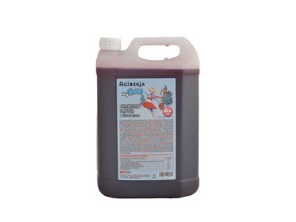 AGIBERIA Eisiger Fruchtsirup mit Erdbeergeschmack, 5 l
