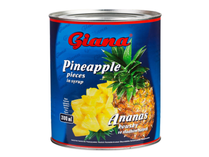 Giana Ananasstücke 3,1 l