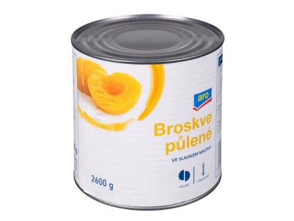 Aro Pfirsiche, halbiert, 2600 g