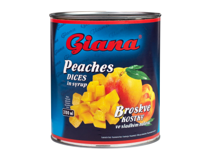 Giana Pfirsichwürfel 3,1 l
