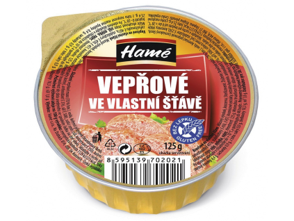 Hamé-Schweinefleisch im eigenen Saft 16 x 125 g
