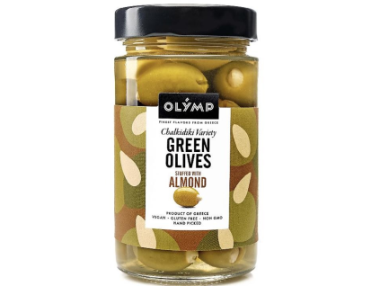 OLYMP Grüne Oliven mit Mandeln 320 g