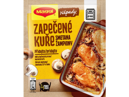 Maggi Ideas Gebackenes Hähnchen mit Champignons und Sahne 30 g