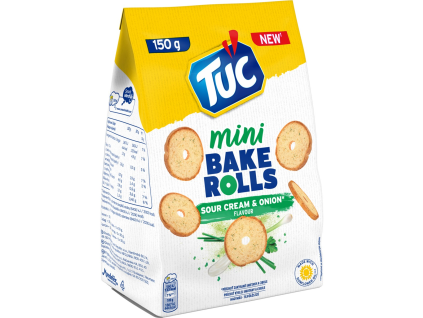 TUC Bake Rolls Mini Cream & Onion 150 g