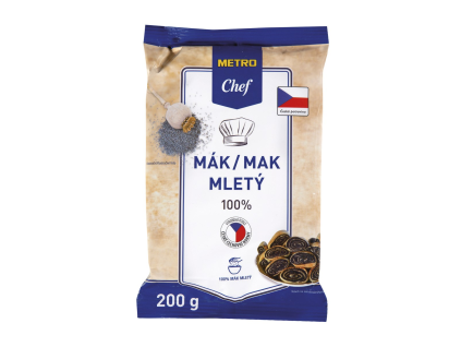 METRO Chef Gemahlener Mohn 100% CZ 200 g