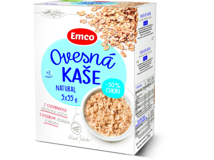 Emco Haferflocken natürlich hell 5 x 55 g
