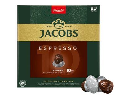 JACOBS Espresso Intenso Kaffeekapseln, 20 Stück