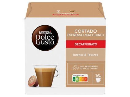 NESCAFÉ Dolce Gusto Cortado Decaffeinato 16 Kapseln