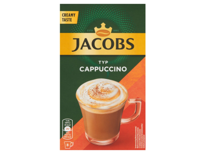 JACOBS Cappuccino Instantkaffeegetränk 8 Stück
