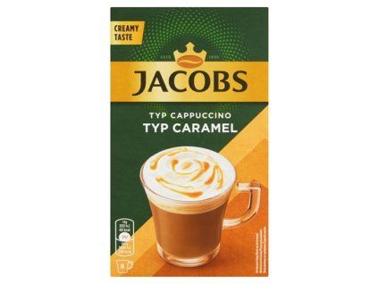 JACOBS Cappuccino Karamell Instantkaffeegetränk 8 Stück