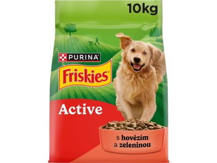 Friskies Active Hundefutter Rindfleisch 10 kg