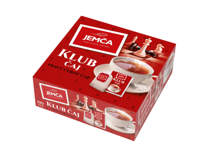 JEMČA Club Schwarztee 100 x 1,5 g