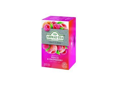 AHMAD TEA Kräutertee Himbeer-Pfirsich 36 g