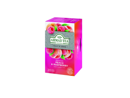 AHMAD TEA Kräutertee Himbeer-Pfirsich 36 g