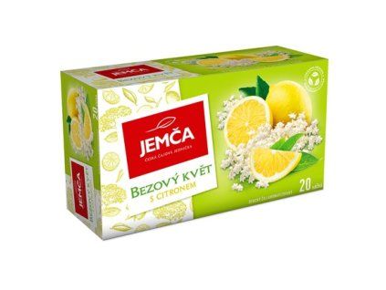 Jemča Holunderblütentee mit Zitrone, 20 Stück