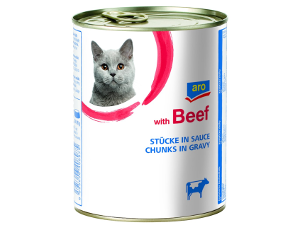 aro Dosenfleisch für Katzen 830 g