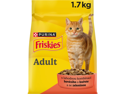 Friskies Katzenfutter mit Rind und Huhn, 1,7 kg