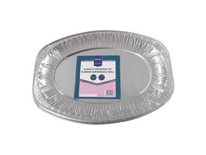 METRO PROFESSIONAL Serviertablett 35 x 24 cm Aluminium 5 Stück