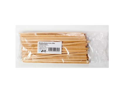 Holzrührstäbchen, 19 cm, 100 Stück