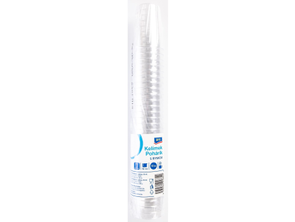 aro Becher mit Linie 30 x 50 ml
