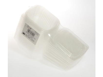 EUROBAL Schale mit integriertem Deckel, PP, 250 ml, 25 Stück