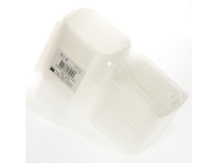 EUROBAL Schale mit integriertem Deckel, PP, 500 ml, 25 Stück