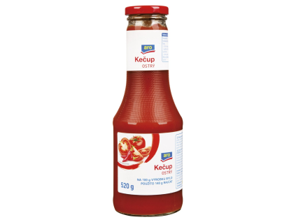 aro Scharfer Ketchup 6 x 520 g