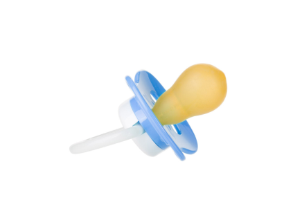 Schnuller aus Gummi, Kirsche, 6-18 Monate, B&C blau