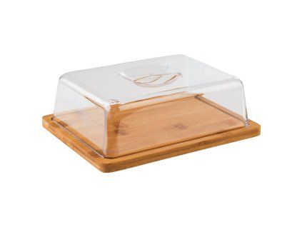 APS-Schale + Deckel 24 x 18,5 cm Bambus/Polycarbonat 1 Stück
