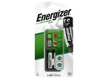 Energizer CH Mini + 2AAA POWER Plus 700 mAh Ladegerät