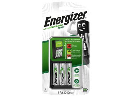 Energizer CH Maxi + 4AA POWER Plus 2000 mAh Ladegerät