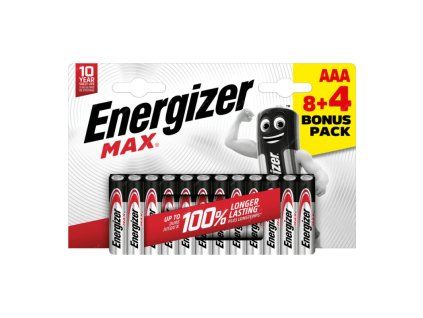 Energizer MAX AAA 8+4 Batterien gratis