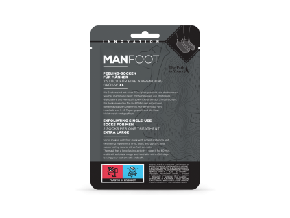 MANFoot Peeling-Einwegsocken für Männer, 1 Paar
