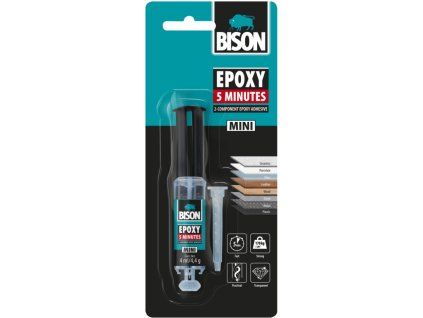 Bison Epoxy Mini 5 Minuten – Zweikomponenten-Epoxidkleber 4 ml