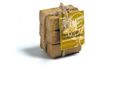 Aleppo-Seife – Set mit 3 Scheiben 80 g