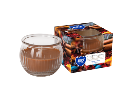 AURA Duftkerze 80g WEIHNACHTSGEWÜRZE