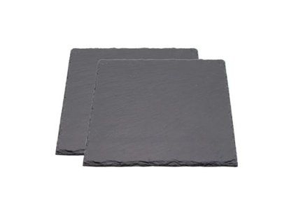 aro Tablett 30 x 30 cm Schiefer 2 Stück