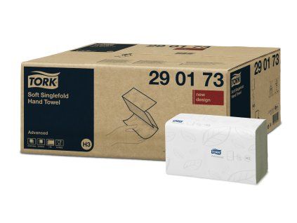 Gefaltete Papierhandtücher TORK ADVANCED weiß H3 - 1 Packung
