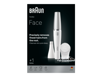 Braun FaceSpa 810 weiß - Epilierer