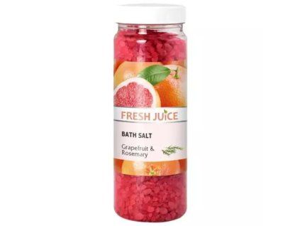 Badesalz mit frischem Saft, Grapefruit & Rosmarin, 700 g