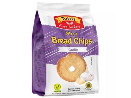 Tottis Mini-Brotchips Knoblauch 80 g