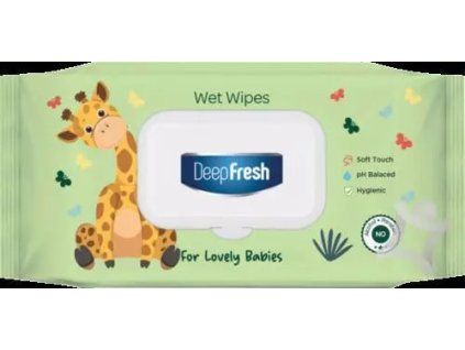 Deep Fresh Feuchttücher Giraffe 120 Stück