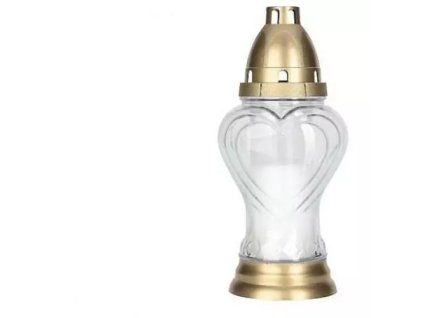 Bispol Kerzen Friedhofsglas weiß 3043 115g