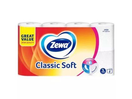 Zewa TP 8 Stück 3V Classic Soft I/O