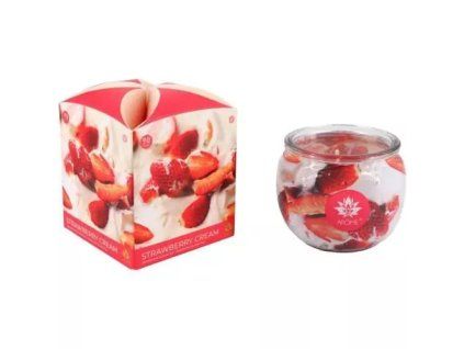 Duftkerze 90g Erdbeercreme