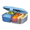 Sistema Divided Snackbox Ocean Bound Ribbon Lunch mit Joghurtbecher 1,1 l, verschiedene Farben