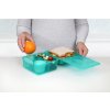 Sistema Lunch Cube Max Snackbox mit Unterteilung und Joghurtbehälter mit Doppeldeckel, 2 l, verschiedene Farben
